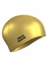 Шапочка для плавания Mad Wave Long Hair Silicone золото M0511 01 0 18W