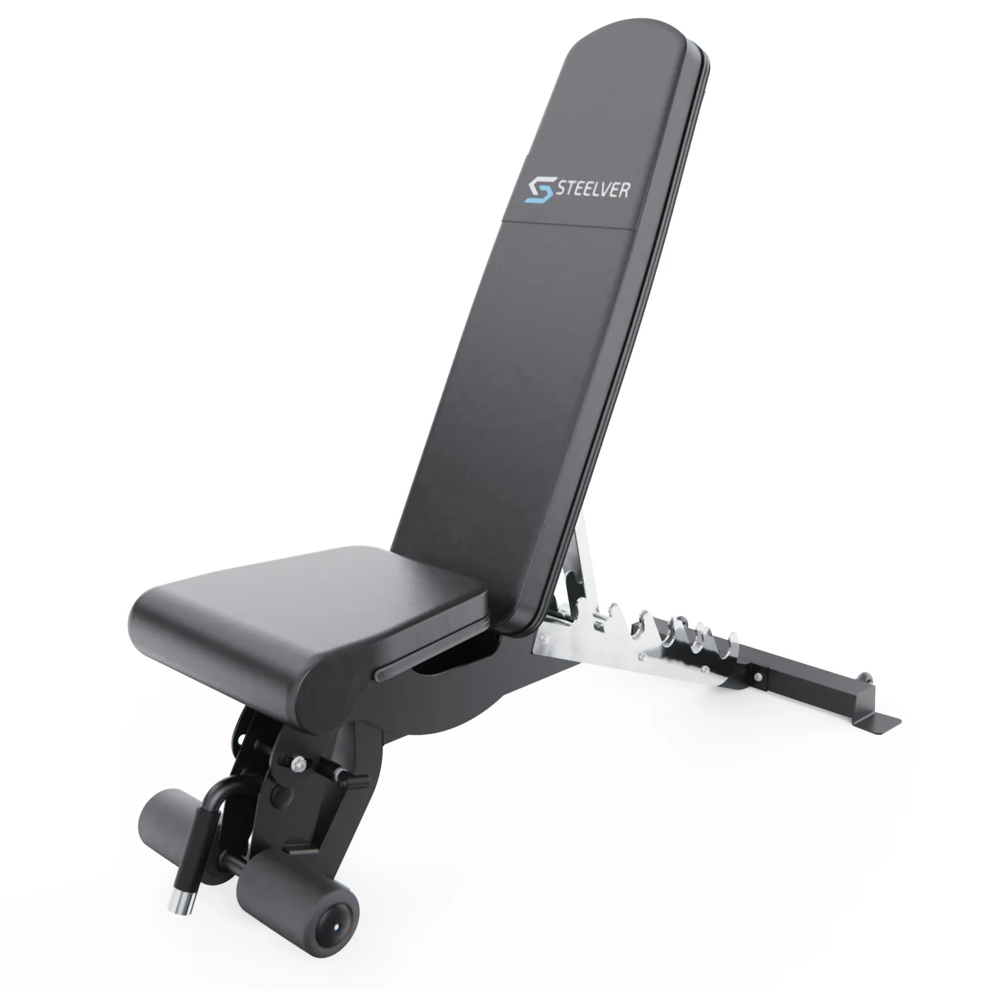 Реальное фото Скамья силовая универсальная Steelver SV0898 от магазина Спортев