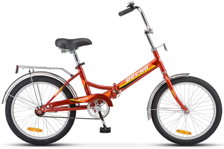Реальное фото Велосипед Десна-2100 20" (2021) красный Z011 от магазина СпортЕВ