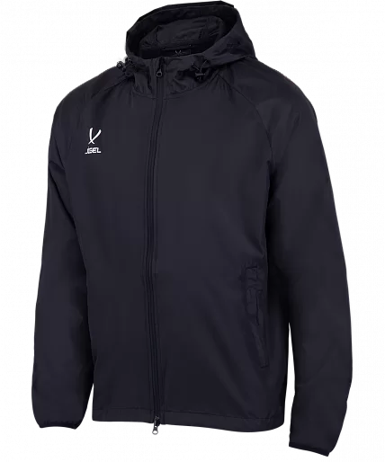Реальное фото Куртка ветрозащитная Jogel Camp Rain Jacket JC4WB0122.99 черный 370 от магазина СпортЕВ