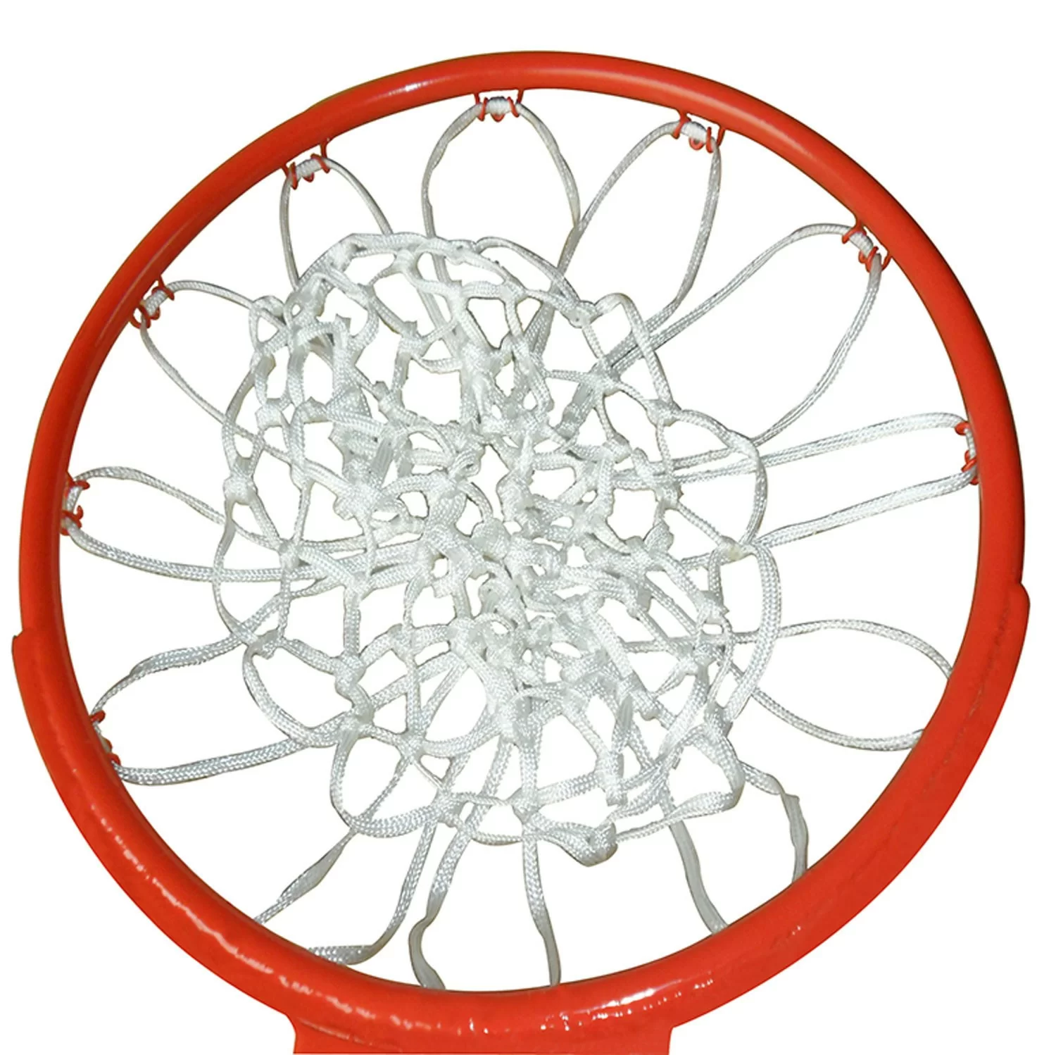 Реальное фото Кольцо баскетбольное DFC R3 45см (18") 2 пружины, оранж/красное от магазина СпортЕВ