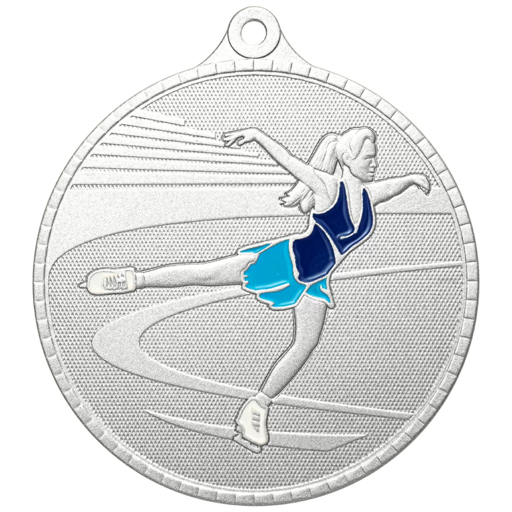 Реальное фото Медаль MZP 578-55/S женское фигурное катание (D-55мм, s-2 мм) от магазина Спортев
