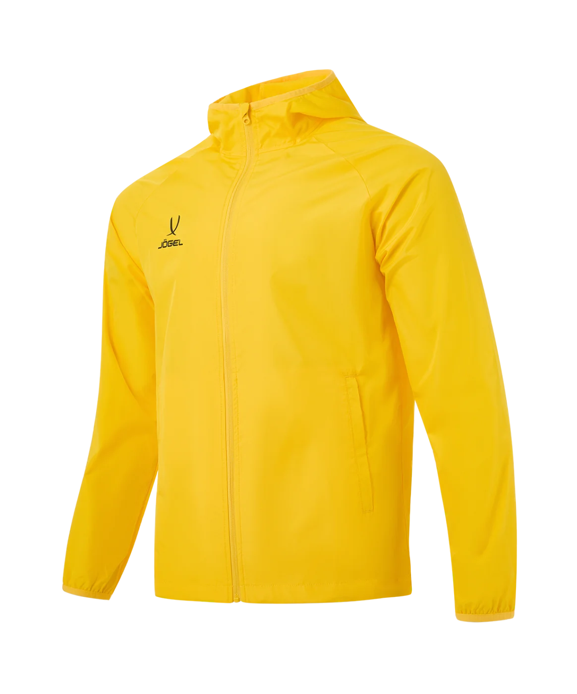 Реальное фото Куртка ветрозащитная JÖGEL CAMP Rain Jacket, желтый от магазина Спортев
