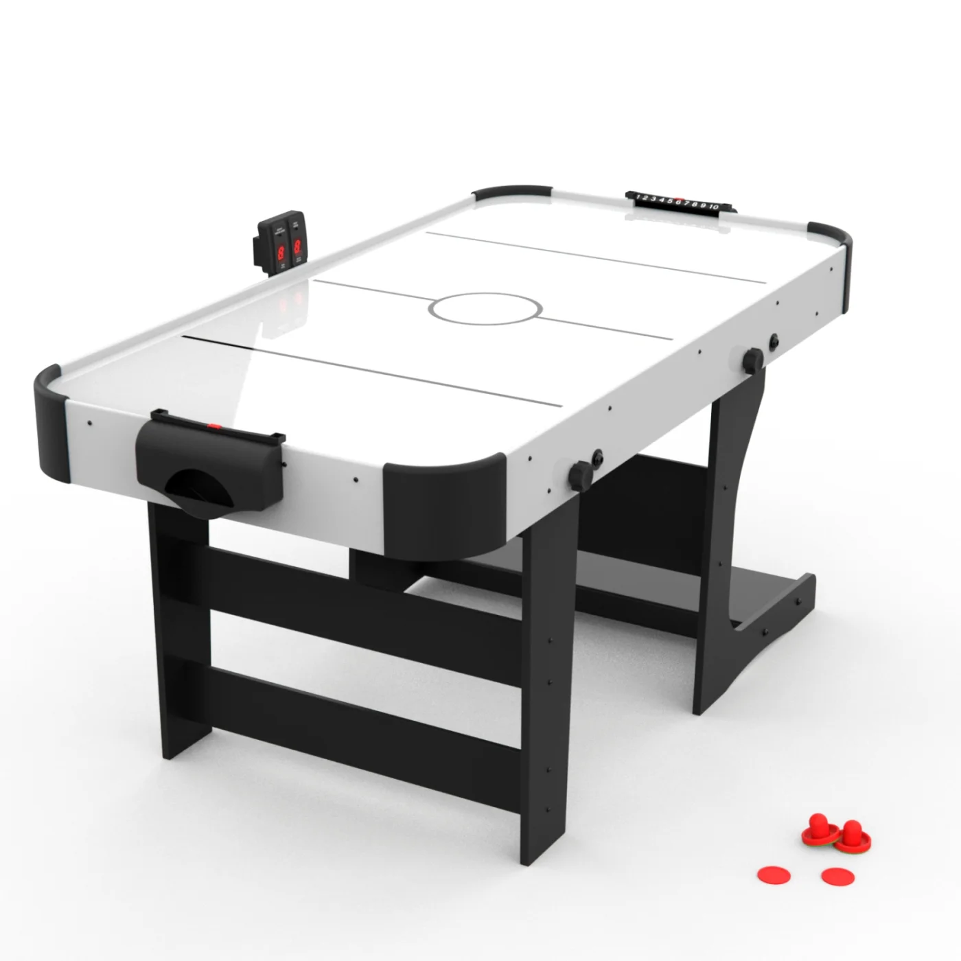 Реальное фото Игровой стол - аэрохоккей DFC "BASTIA 4" складной HM-AT-48301 от магазина Спортев