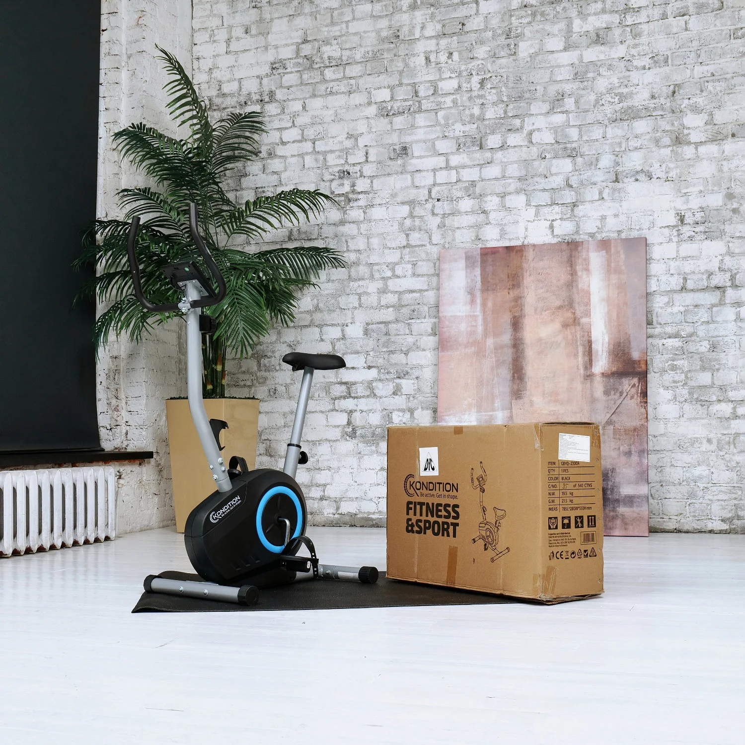 Реальное фото Велотренажер DFC GBYQ-2300A от магазина Спортев