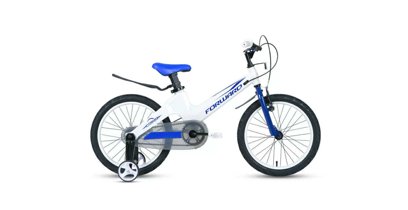 Реальное фото Велосипед Forward Cosmo 18 2.0 (1ск) (2021) белый от магазина СпортЕВ