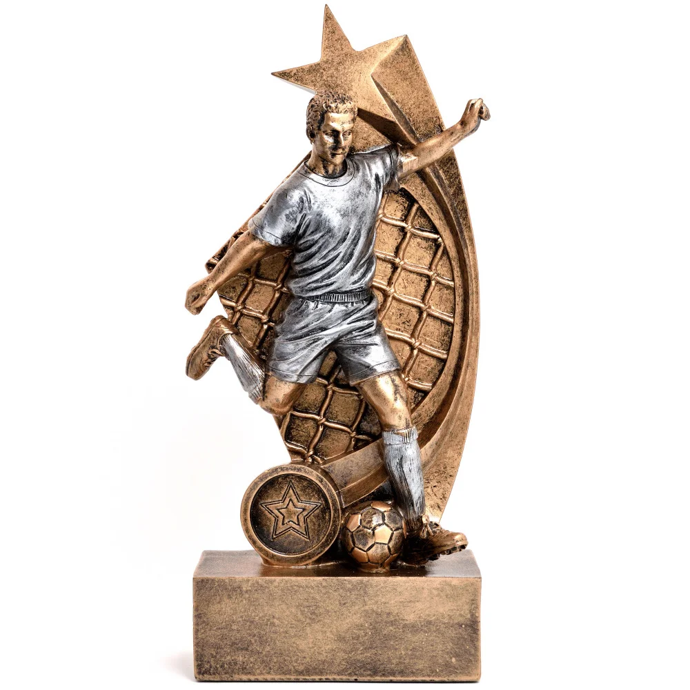 Реальное фото Фигура Dxce43867R1 футбол (H-19 см) от магазина Спортев