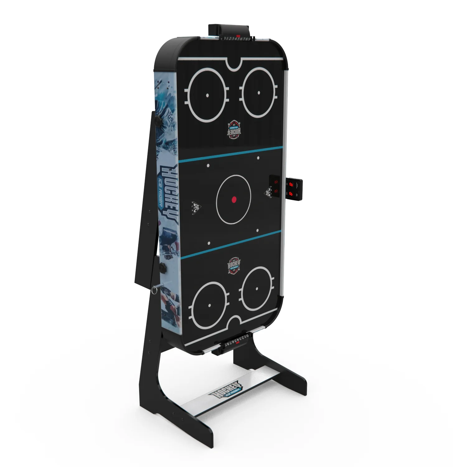 Реальное фото Игровой стол - аэрохоккей DFC ICE RIDER AT-140 от магазина Спортев