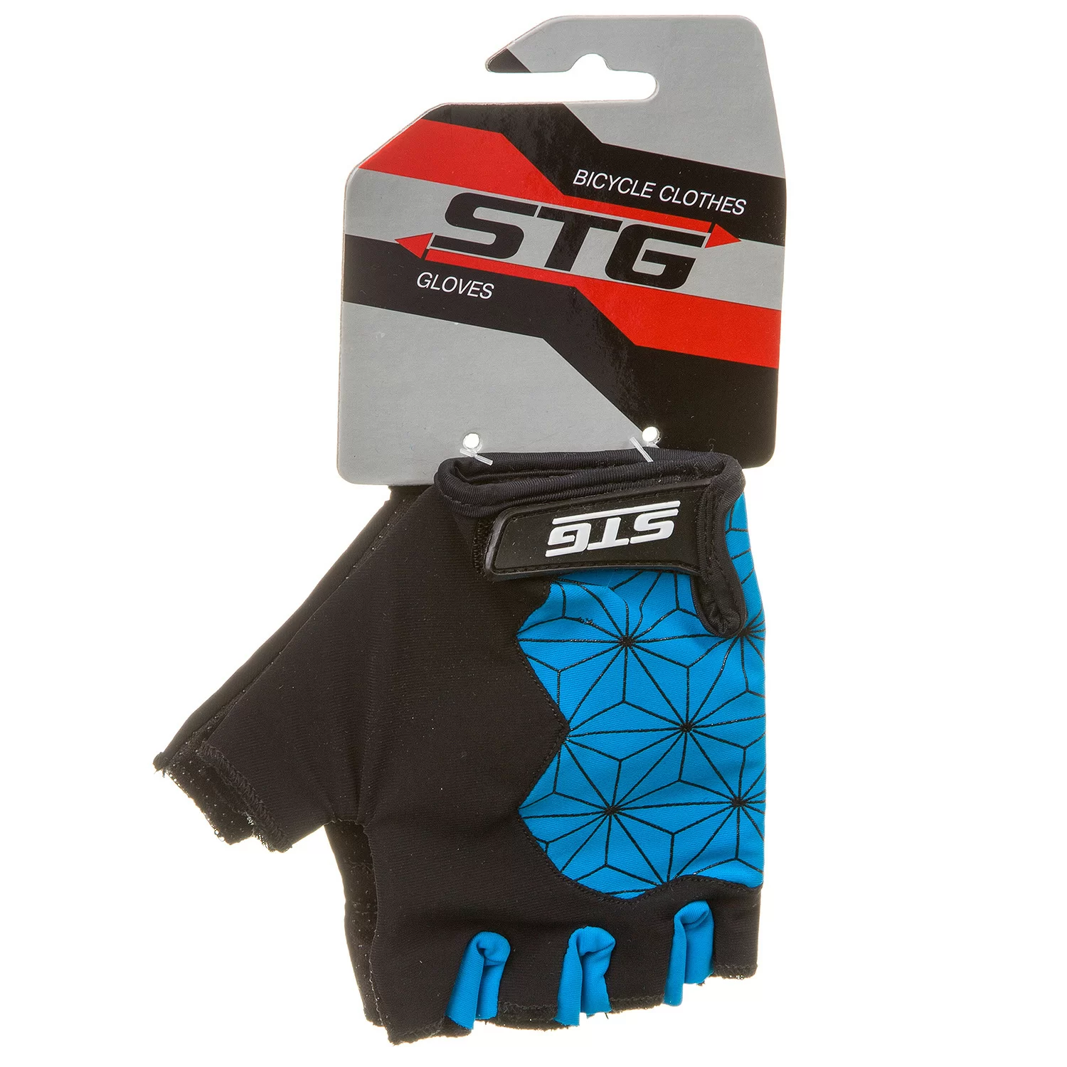 Реальное фото Перчатки STG Replay unisex черно/синие Х95306 от магазина СпортЕВ