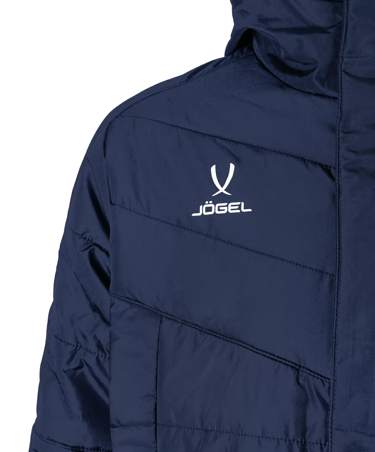 Реальное фото Куртка утепленная CAMP Padded Jacket, темно-синий, детский Jögel от магазина СпортЕВ