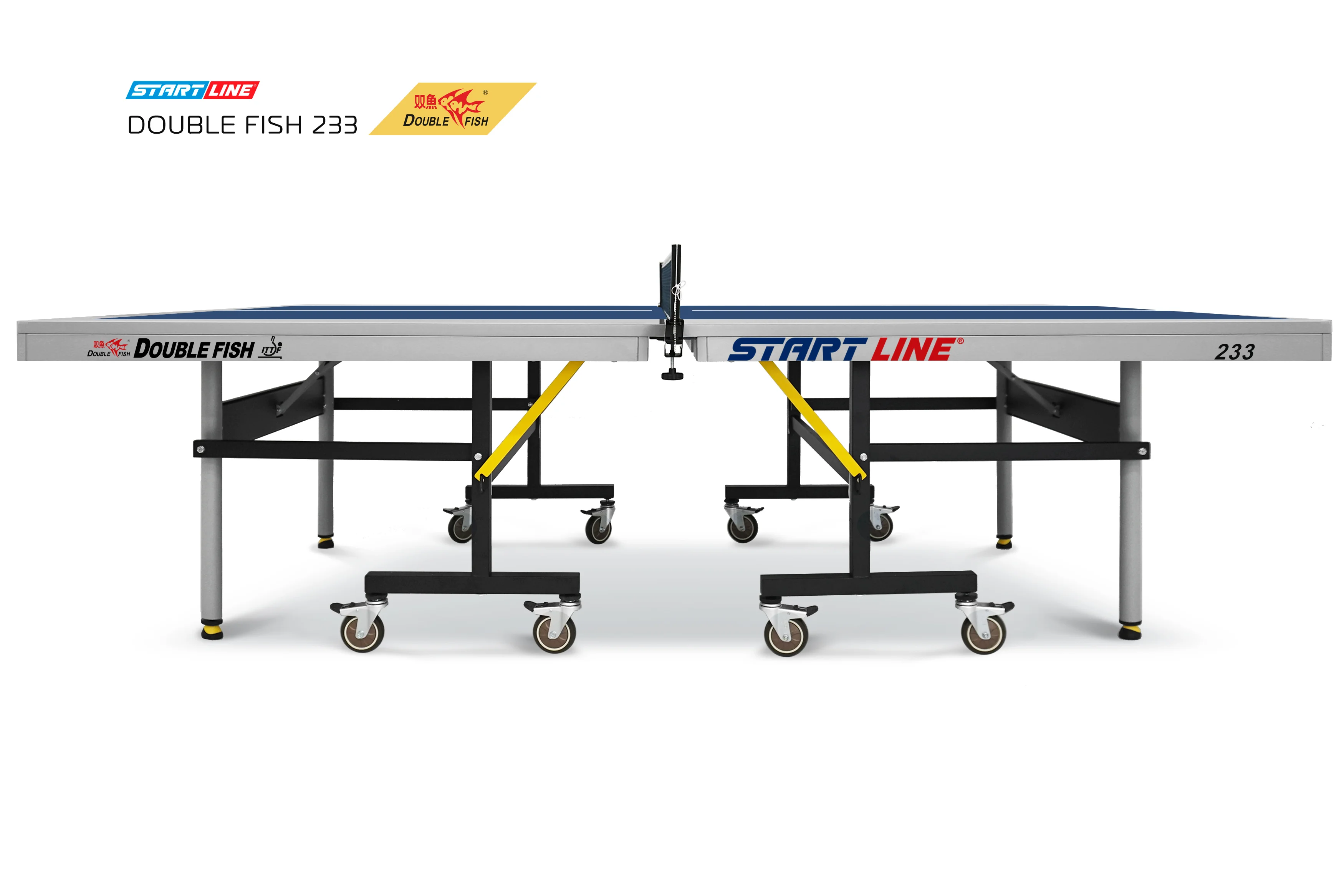 Реальное фото Стол теннисный Double Fish 233 синий от магазина Спортев