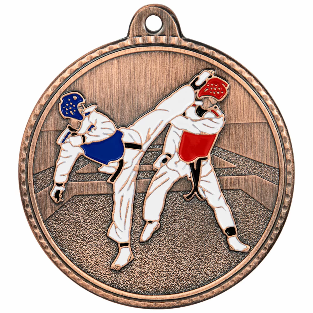 Реальное фото Медаль MZ 187-50/В тхэквондо (D-50мм, s-2мм) от магазина Спортев