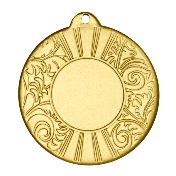 Реальное фото Медаль MZ 10-50/GM (D-50мм, D-25мм, s-2мм) от магазина Спортев