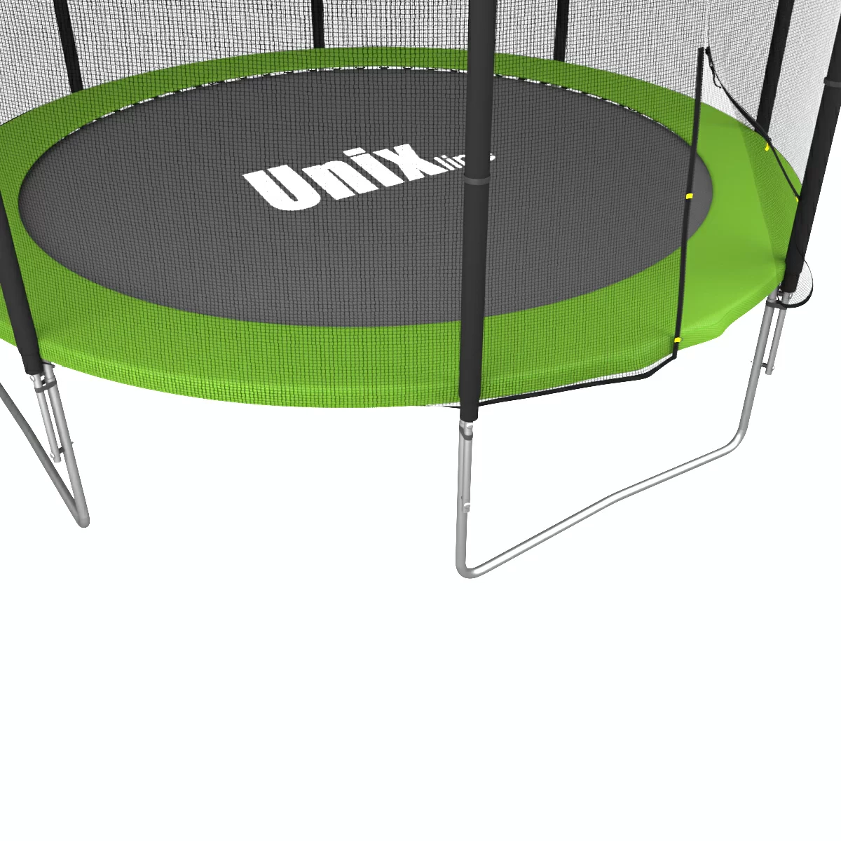 Реальное фото Батут UNIX Line Simple 10 ft Green (outside) от магазина СпортЕВ