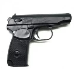 Пистолет тренировочный мягкий термоэластопласт 320 гр черный ПТ-2М