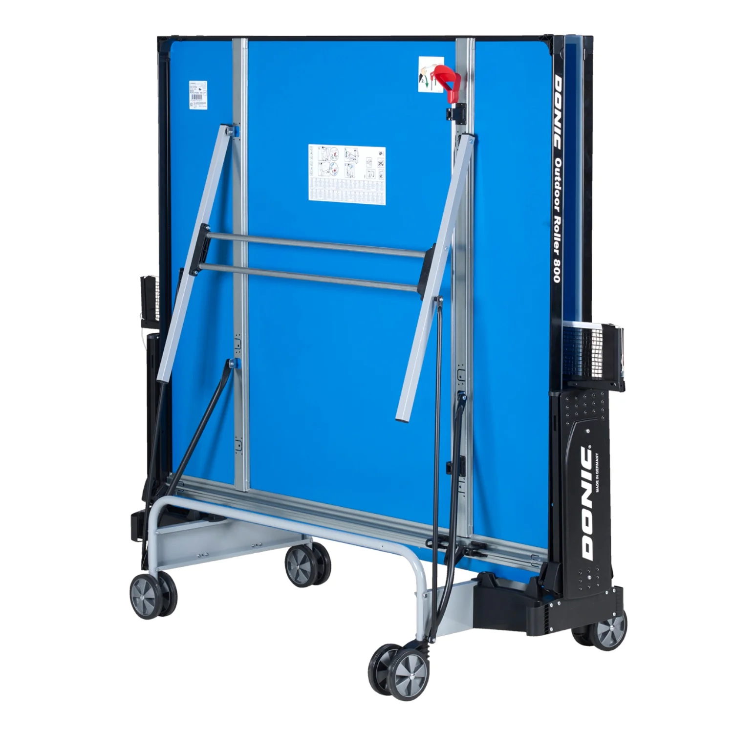 Реальное фото Теннисный стол DONIC OUTDOOR ROLLER 800-5 BLUE 230296-B от магазина Спортев