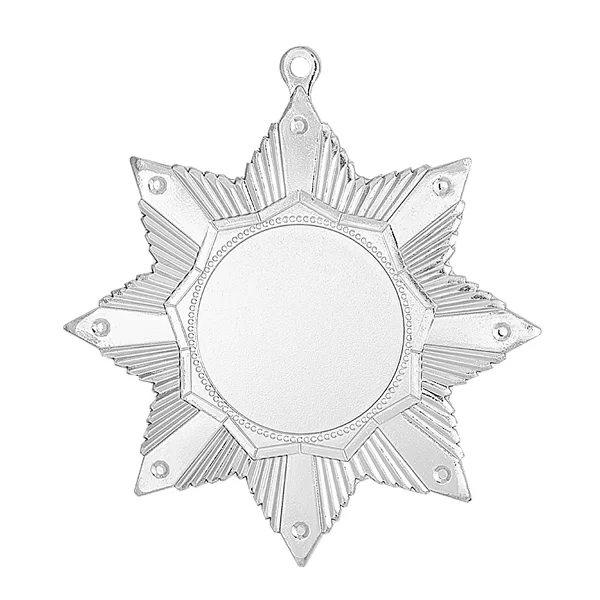 Реальное фото Медаль MZ 132-60/S (60х60мм, D-25мм, s-2мм) от магазина СпортЕВ