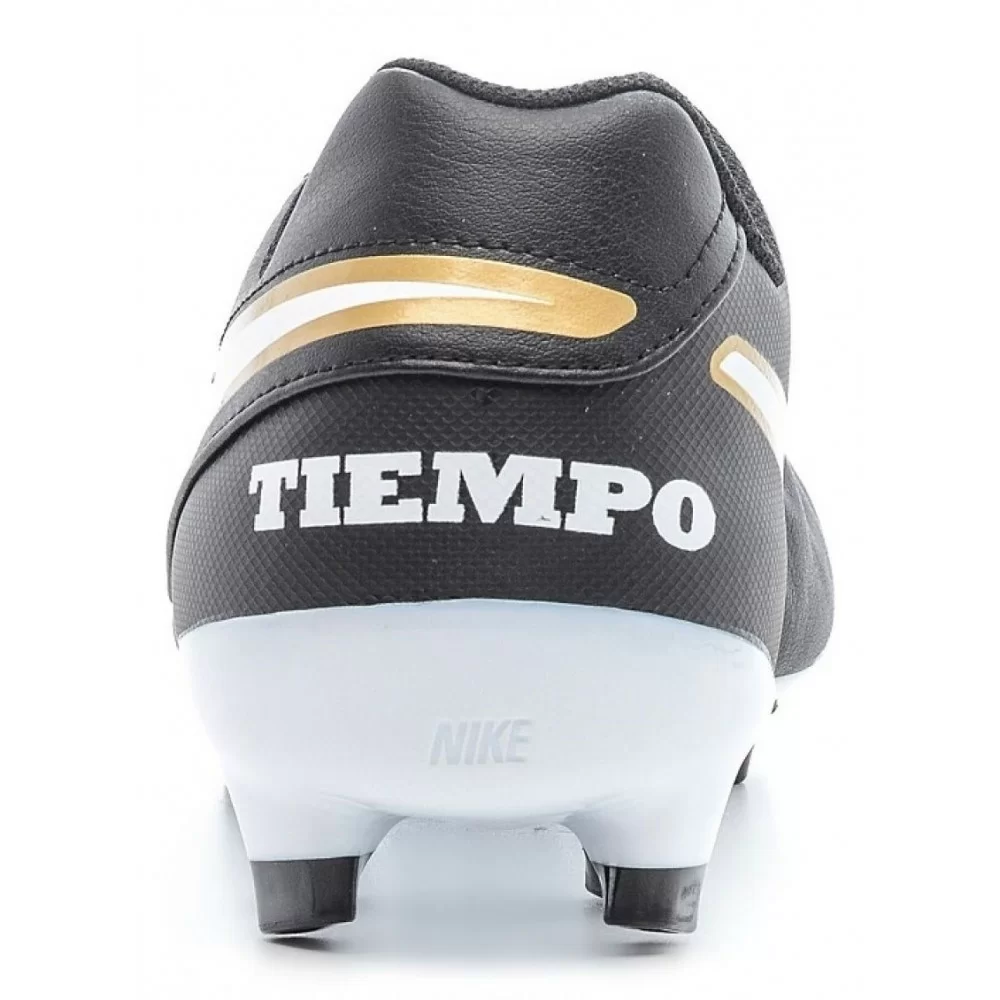 Реальное фото Бутсы Nike Tiempo Genio II Leather FG 819213-010 от магазина СпортЕВ
