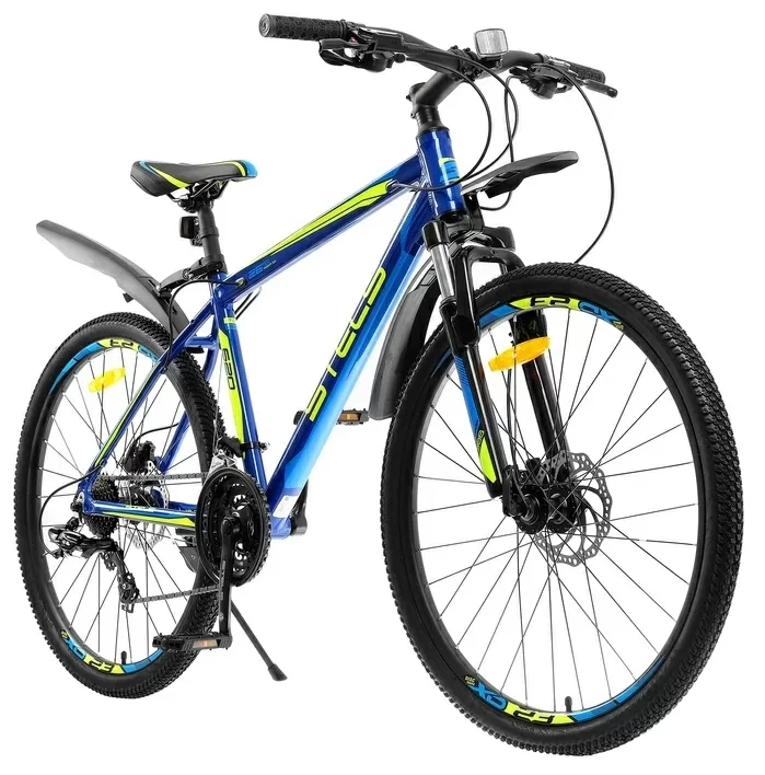 Реальное фото Велосипед Stels Navigator-620 D 26" (2020) темно-синий V010 от магазина СпортЕВ