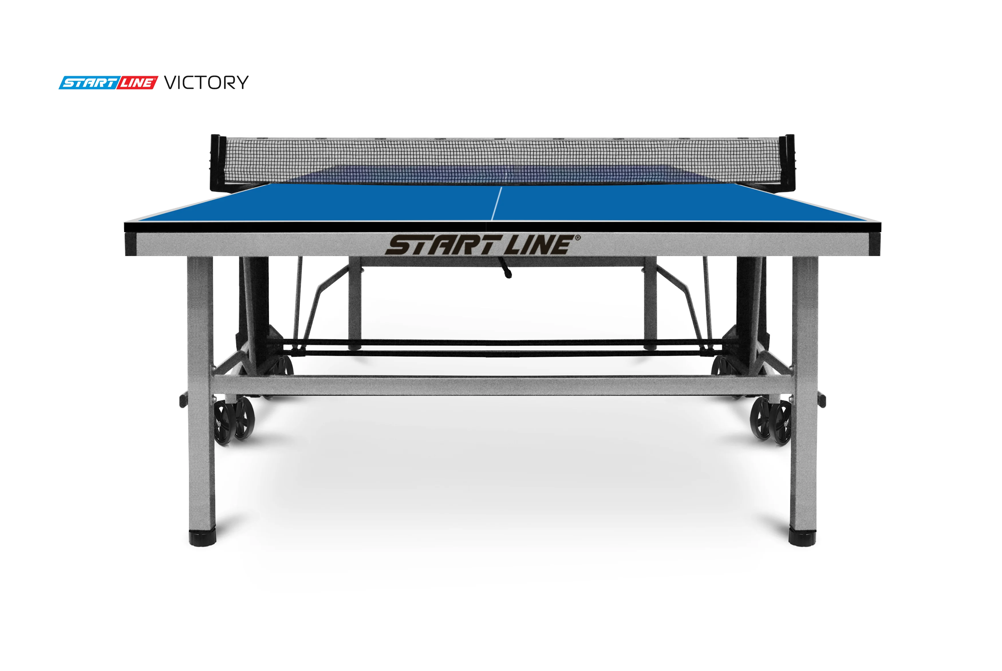 Реальное фото Стол теннисный VICTORY Синий от магазина Спортев