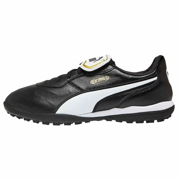 Реальное фото Бутсы Puma King Top turf черный/белый 105734 от магазина Спортев