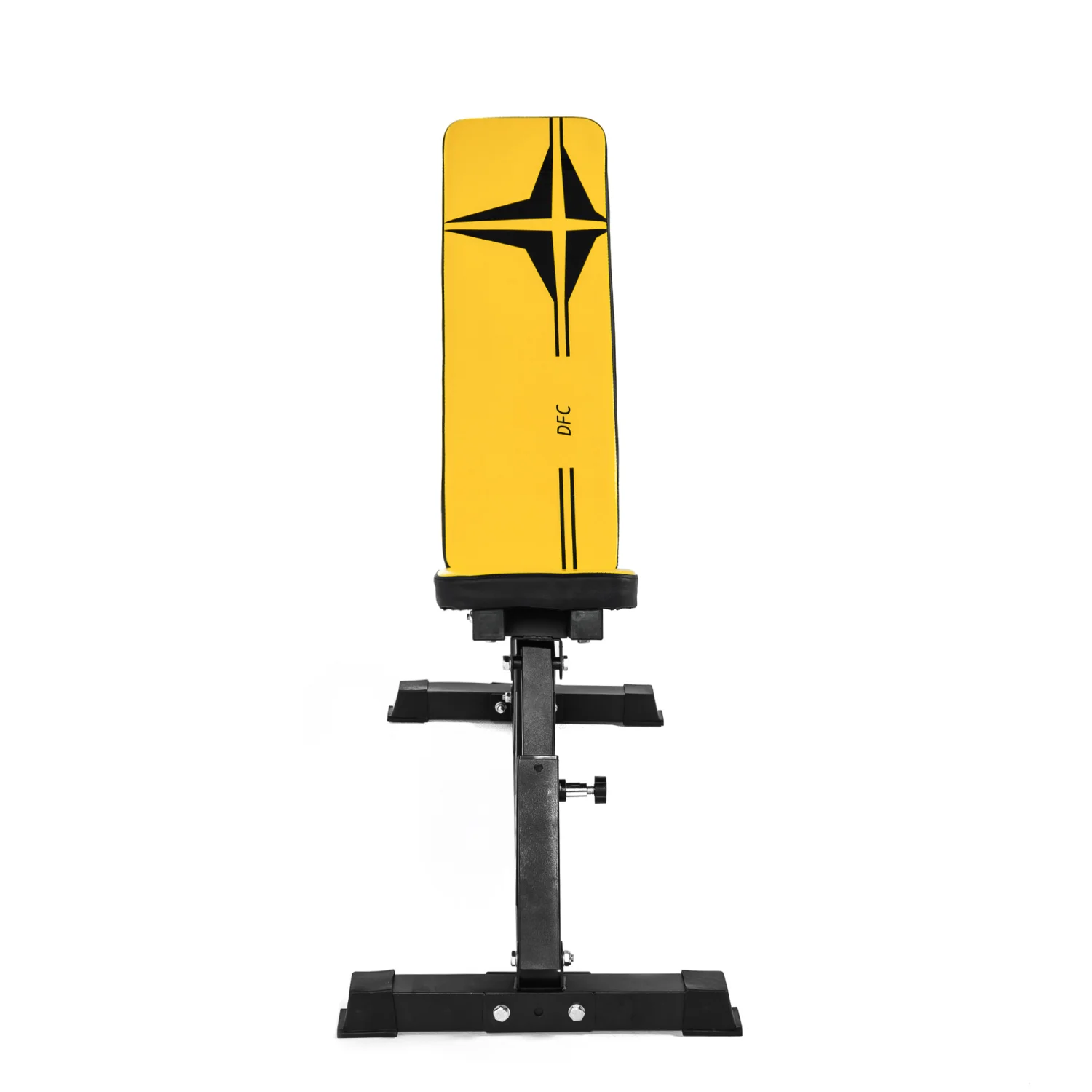 Реальное фото Скамья силовая универсальная DFC yellow DZ003Y от магазина Спортев