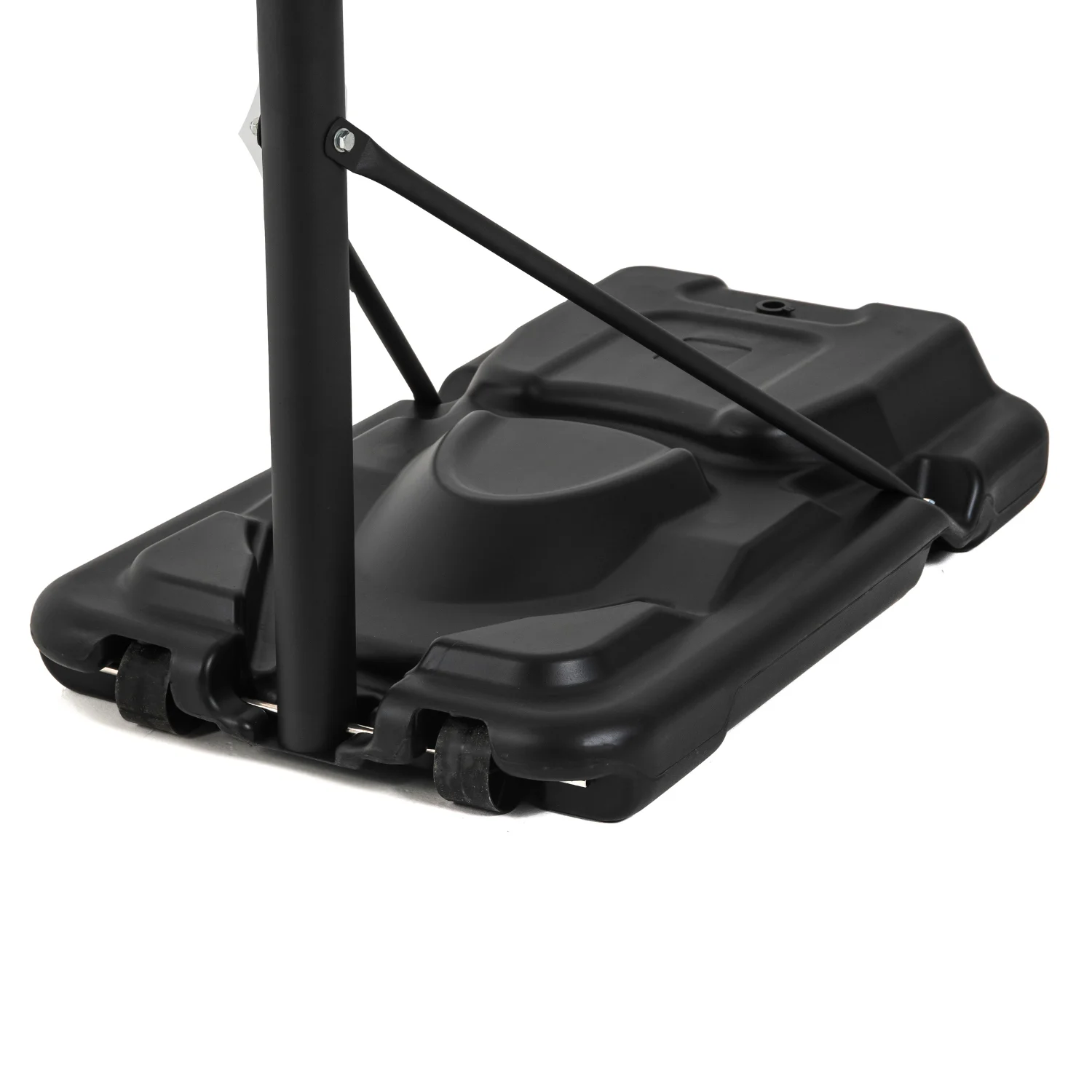 Реальное фото Баскетбольная мобильная стойка DFC STAND52P 132x80cm поликарбонат раздижн. рег-ка (два короба) от магазина Спортев