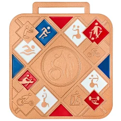 Медаль MZP 525-90/BM адаптивный спорт (75х68мм, s-2 мм)