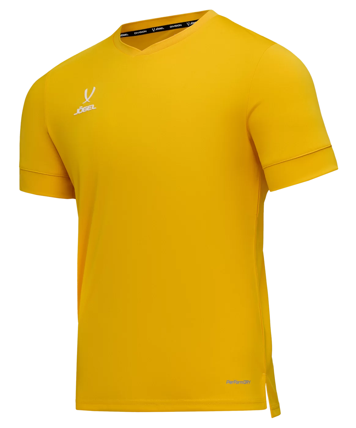 Реальное фото Футболка игровая DIVISION PerFormDRY Union Jersey, желтый Jögel от магазина Спортев