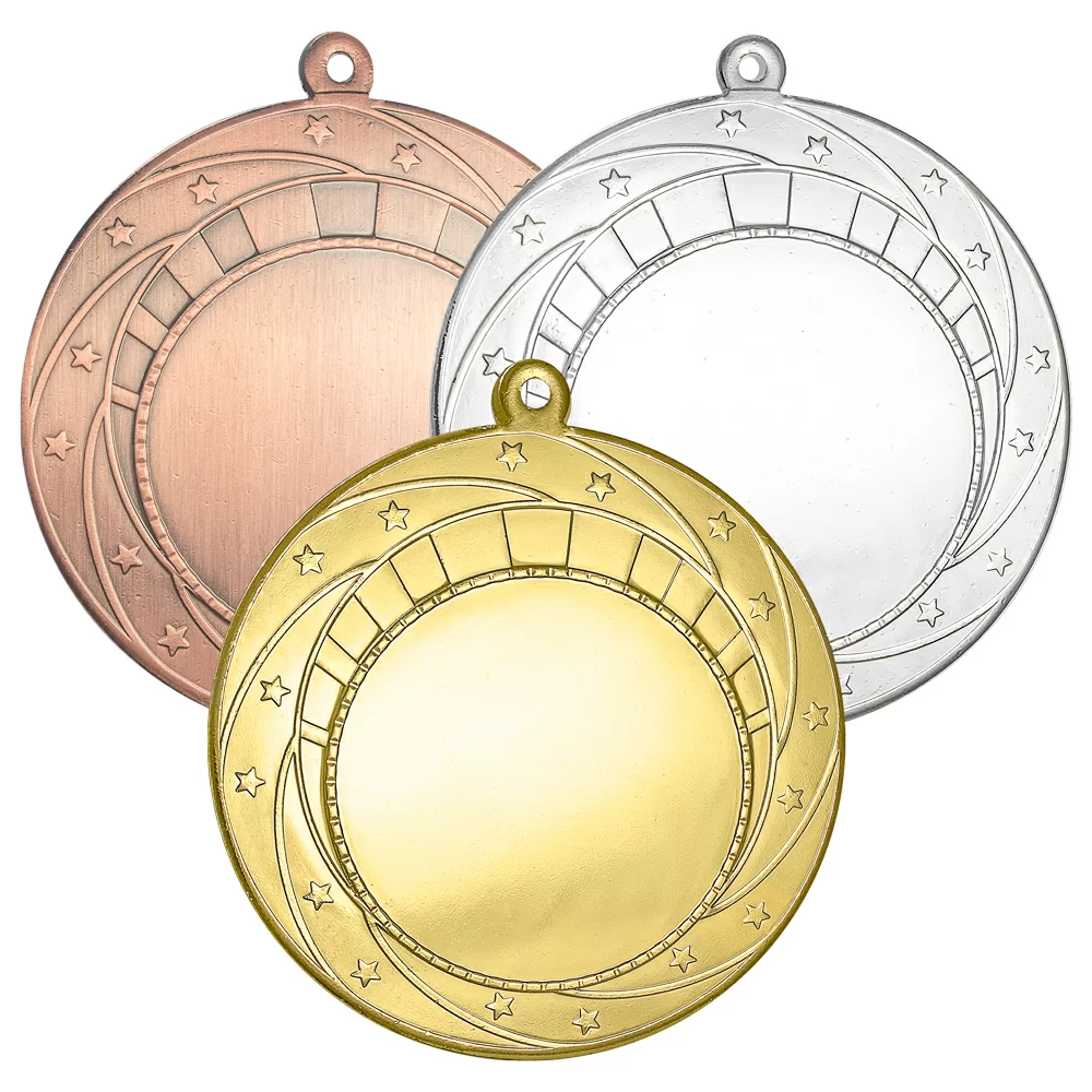 Реальное фото Комплект медалей MZ 38-80/N (G,S,B) (D-80мм, D-50мм, s-3мм) от магазина СпортЕВ