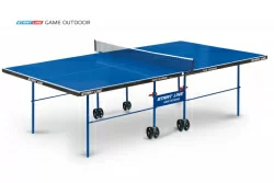 Теннисный стол Start Line Game Outdoor с сеткой синий 6034