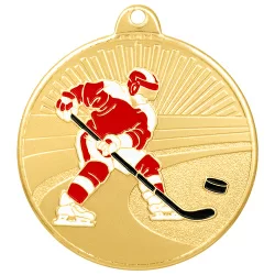 Медаль MZ 183-50/G хоккей (D-50мм, s-2мм)