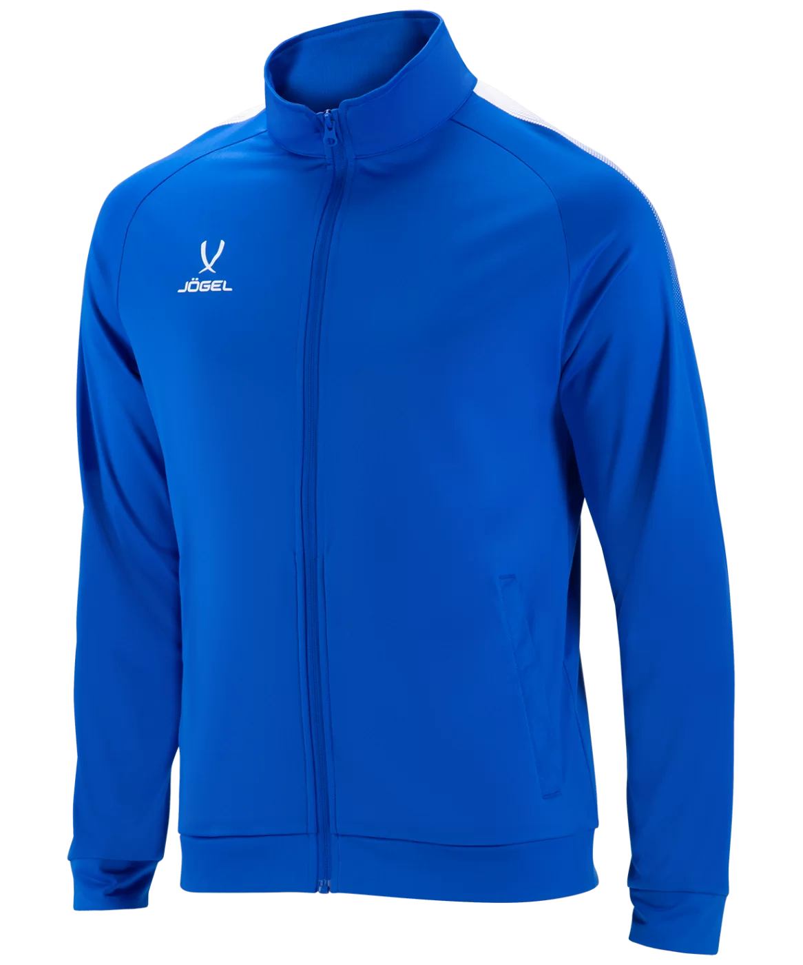 Реальное фото Олимпийка CAMP Training Jacket FZ, синий, детский Jögel от магазина СпортЕВ