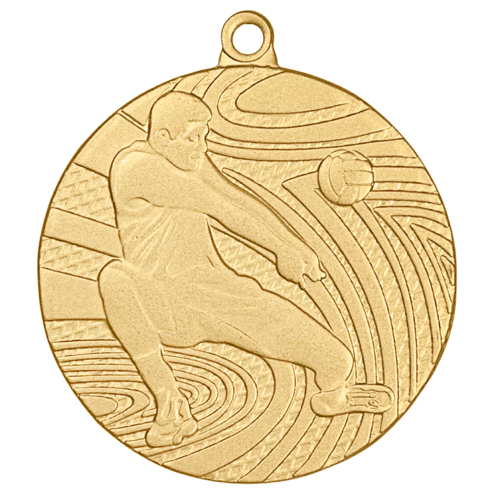 Реальное фото Медаль MMC 1540/GM волейбол (D-40мм, s-2мм) от магазина Спортев