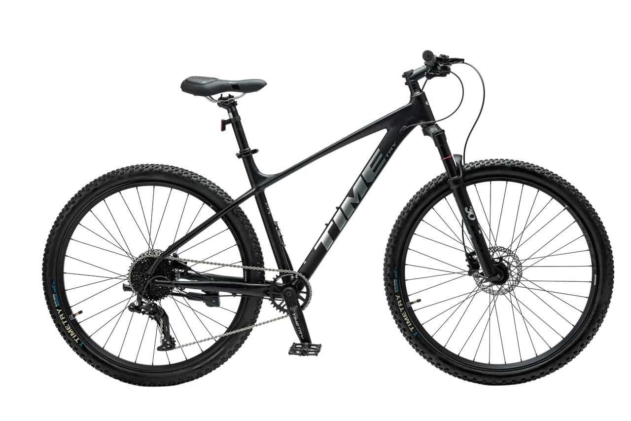 Реальное фото Велосипед Timetry TT303 27.5" 10 скор. черный от магазина Спортев