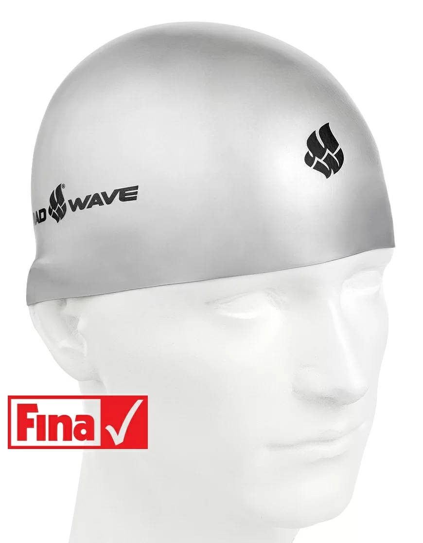 Реальное фото Шапочка для плавания Mad Wave Soft Fina Approved L M0533 01 3 12W от магазина СпортЕВ
