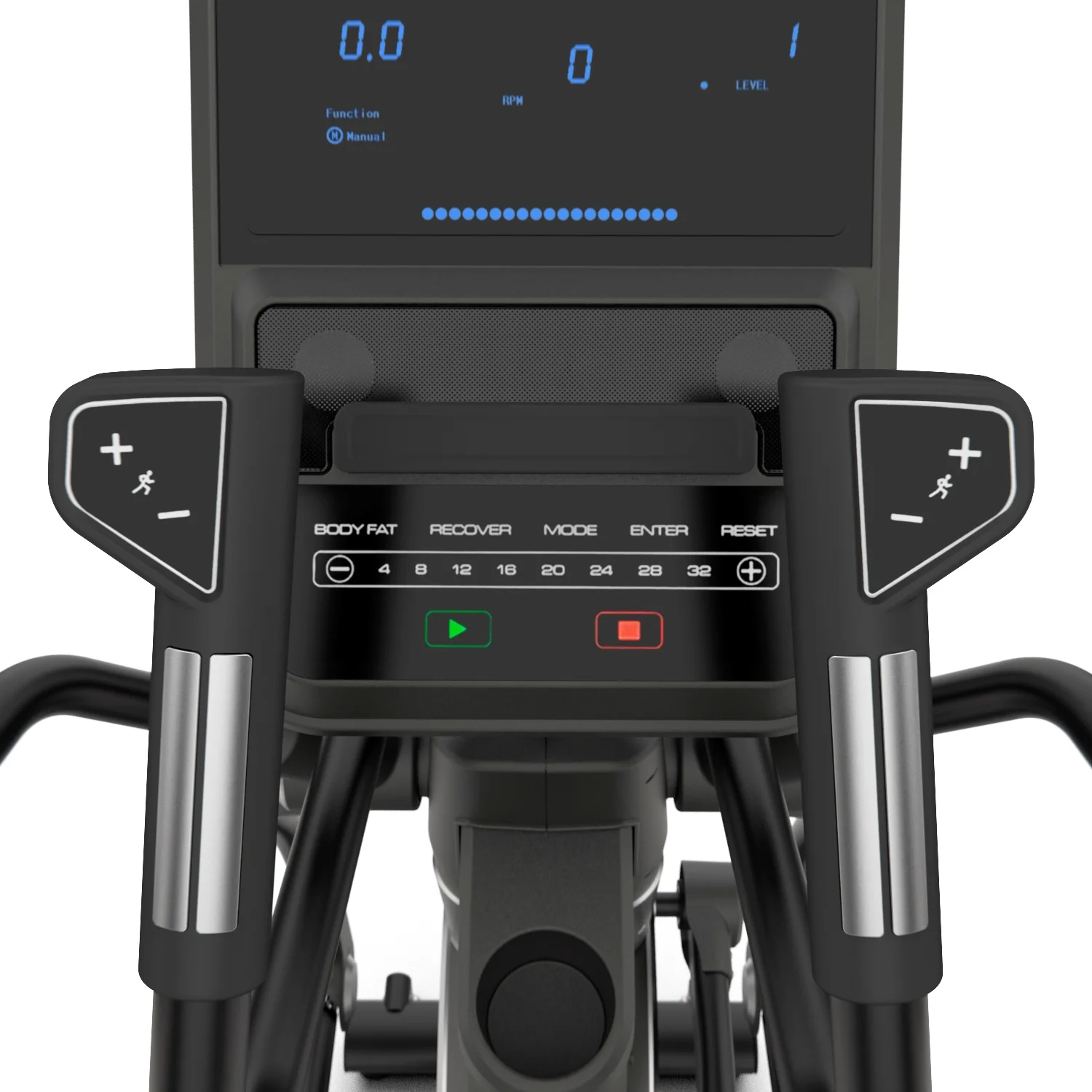 Реальное фото Эллиптический тренажер DFC E108T магн.эл.привод от магазина Спортев