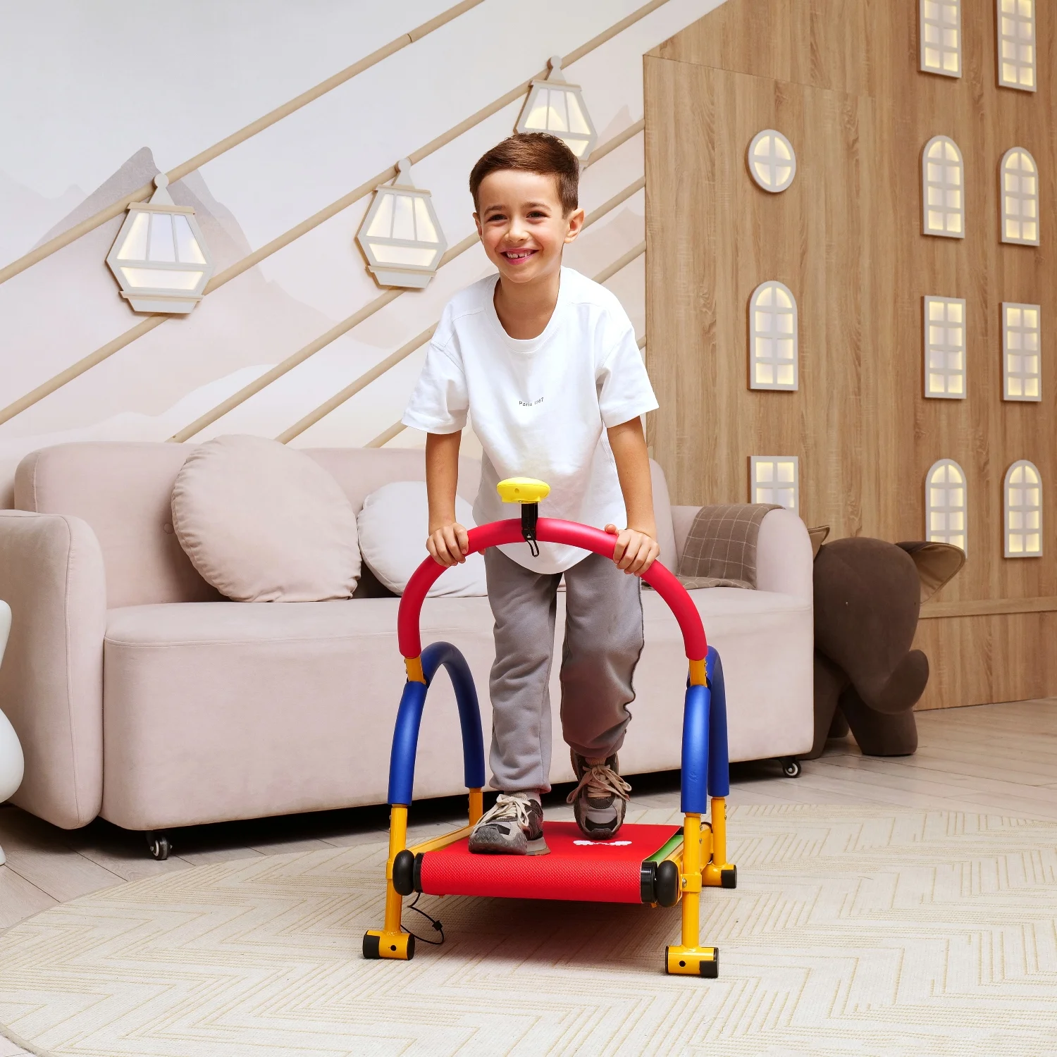 Реальное фото Беговая дорожка детская DFC (VT-2301) от магазина Спортев