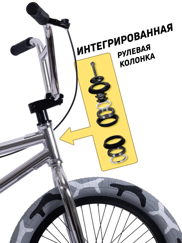 Велосипед GAVER Time BMX 20" Реальное фото Велосипед GAVER Time BMX 20" от магазина Спортев