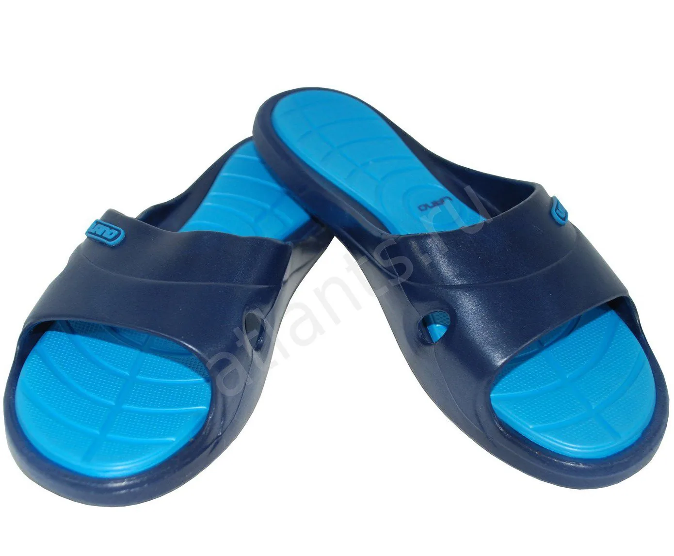 Реальное фото Шлепанцы Lano женские синий KL-3-3060-5 от магазина Спортев