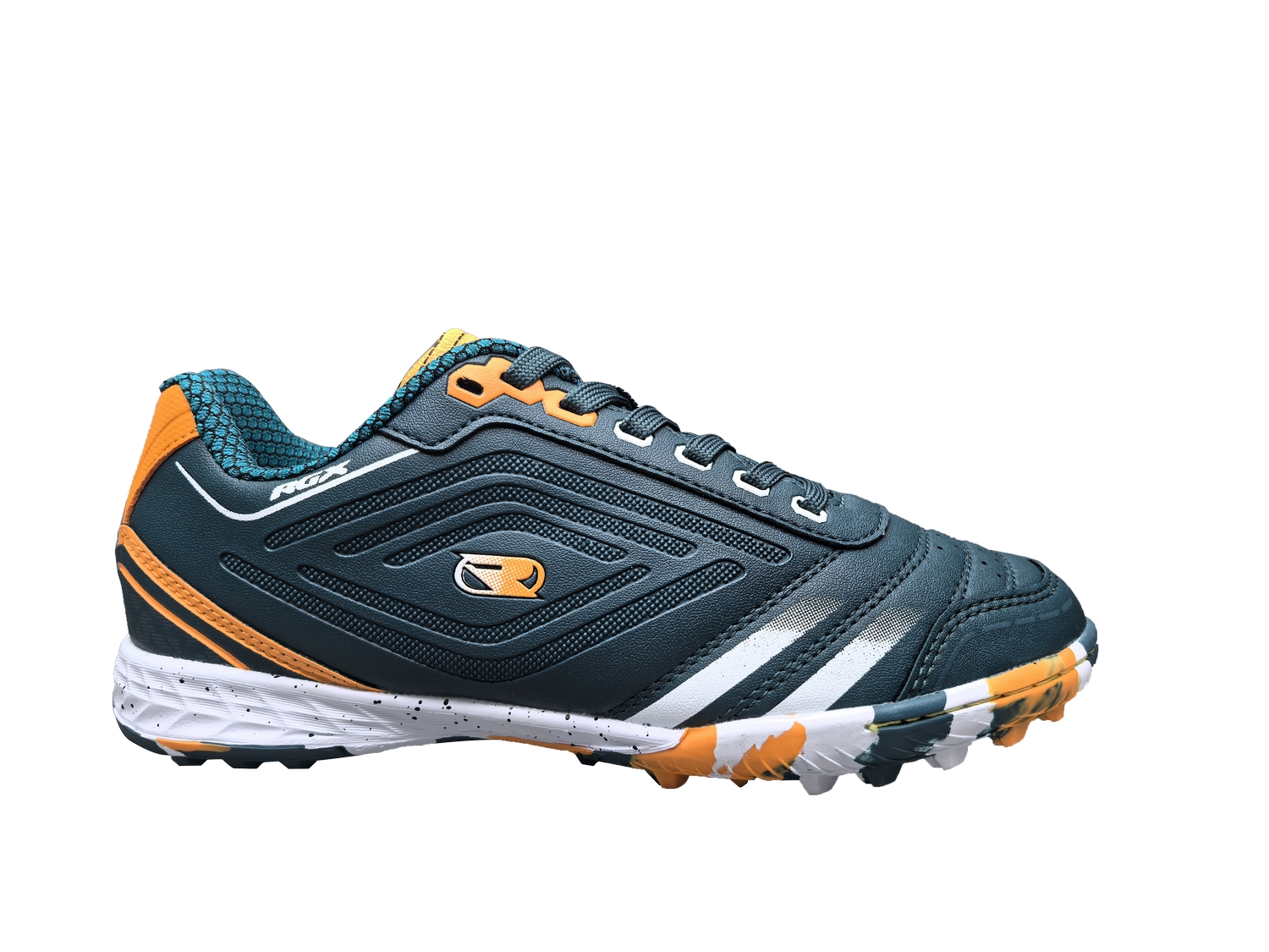 Реальное фото Бутсы SB-M-062 TF синий/оранжевый от магазина Спортев