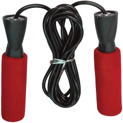 Скакалка 2.8 м с подшипником D34414-3 ручки неопрен красный