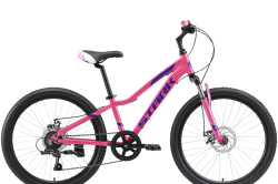 Велосипед Stark Bliss 24 1 D (2021) розовый/фиолетовый/белый HQ-0005327
