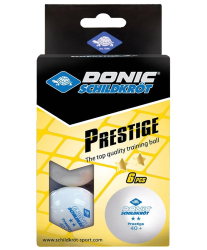 Мяч для настольного тенниса Donic-Schildkrot 2* Prestige белый (1 шт) 19023/1
