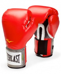 Перчатки боксерские Everlast Pro Style Anti-MB PU тренировочные красные 2110U/2112U/2114U