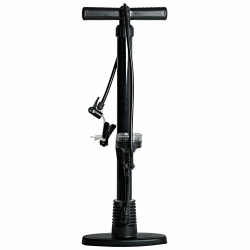 Насос PAC 38x530 мм напольный с манометром, высокопрочный пластик, авто/вело + игла Т15707