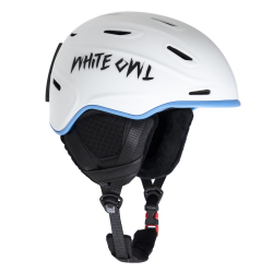 Шлем зимний White Owl HK004 белый/синий W112792/W112793