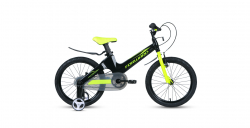 Велосипед Forward Cosmo 18 2.0 (1ск) (2021) черный/зеленый