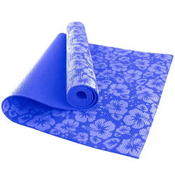 Коврик для йоги 173х61х0,4 см HKEM113-04-NAVY ЭКО ПВХ синий