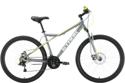 Велосипед Stark Slash 27.5 1 D (2022) серый/желтый